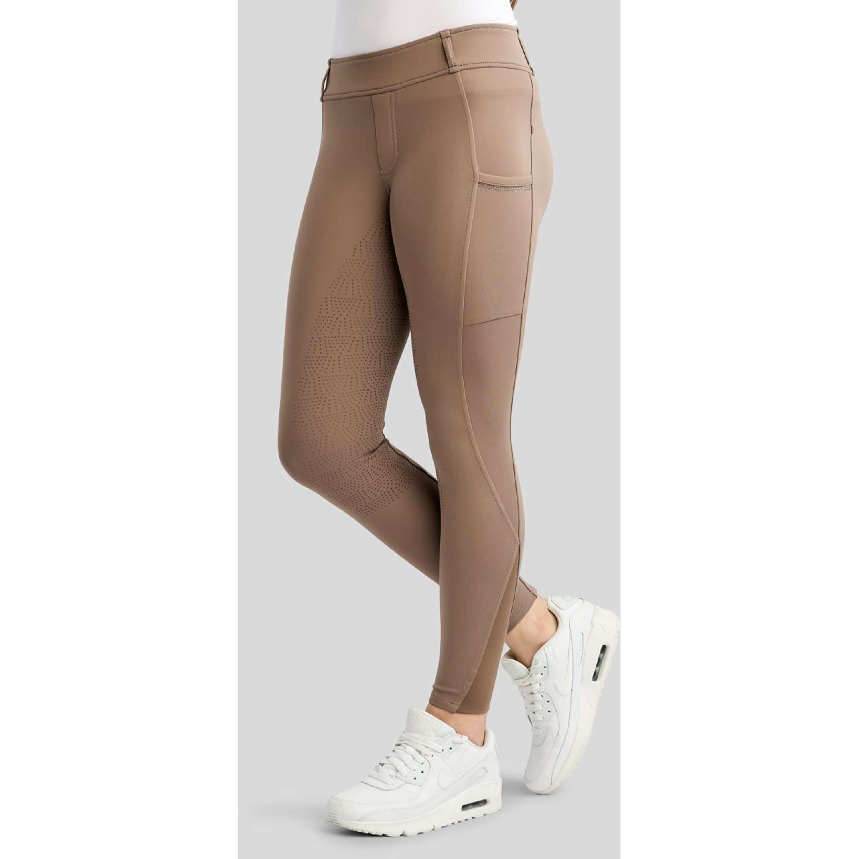 Montar Rijlegging MoWilma Hybrid Pintucks Golden Quartz Crystals Full Grip Nougat Brown