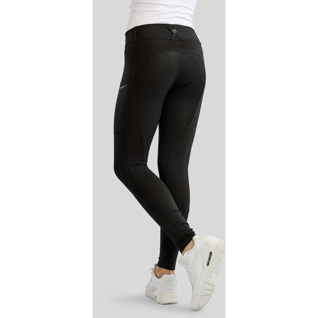 Montar Rijlegging MoEverline Hybrid Golden Quartz Crystals Kids Full Grip Zwart