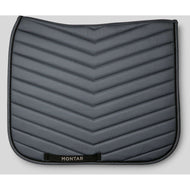 Montar Zadeldekje Fair Gun Metal Crystals Dressuur Grijs