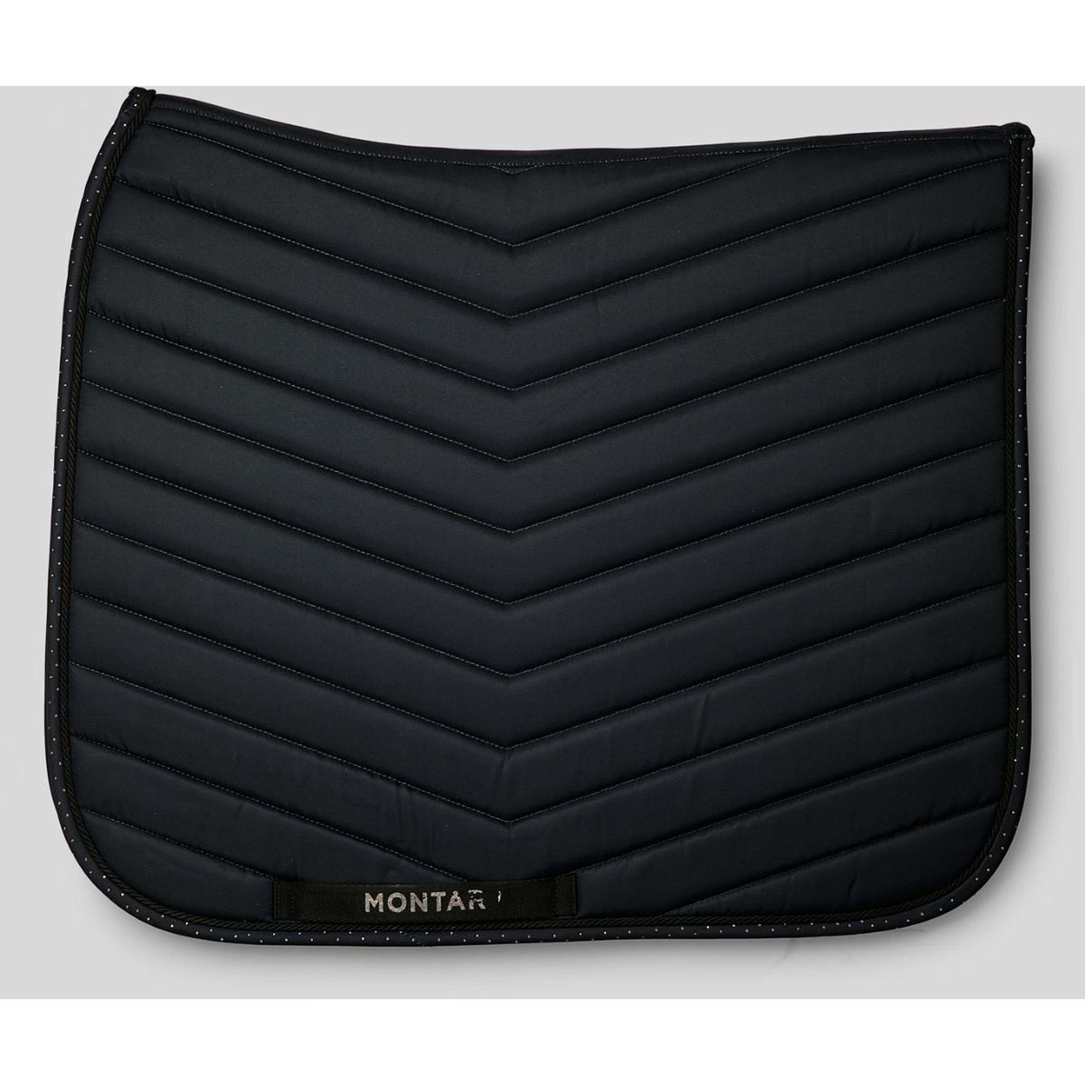 Montar Zadeldekje Fair Gun Metal Crystals Dressuur Slate Grey