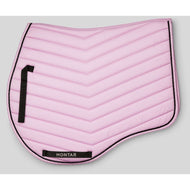 Montar Zadeldekje Fair Gun Metal Crystals Springen Candy Pink