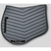 Montar Zadeldekje Fair Gun Metal Crystals Springen Grijs