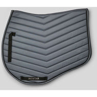 Montar Zadeldekje Fair Gun Metal Crystals Springen Grijs