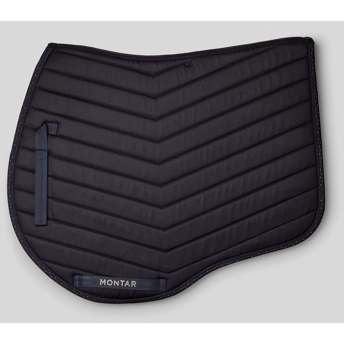 Montar Zadeldekje Fair Gun Metal Crystals Springen Navy