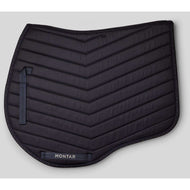 Montar Zadeldekje Fair Gun Metal Crystals Springen Navy