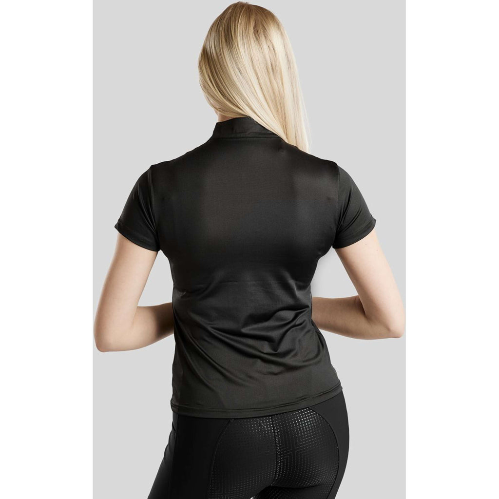 Montar Poloshirt Everly Crystal Logo Zwart