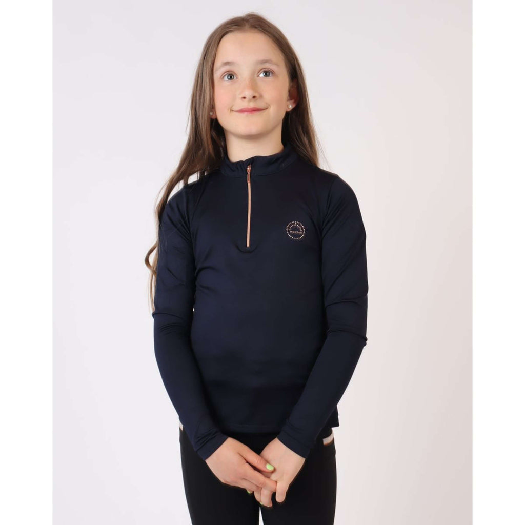 Montar Shirt Everly Rosegold Junior Lange mouwen Navy