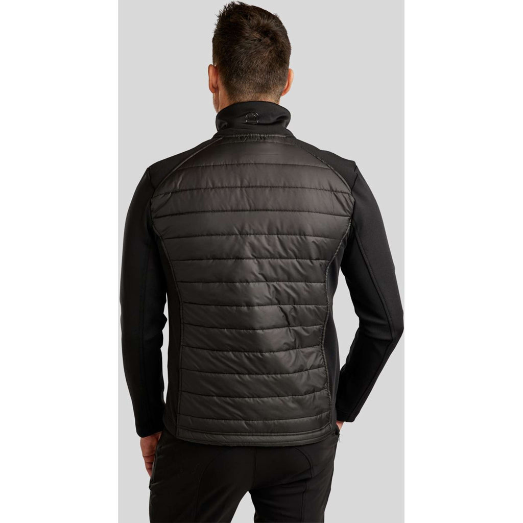 Montar Jas Emanuel Quilt Unisex Zwart