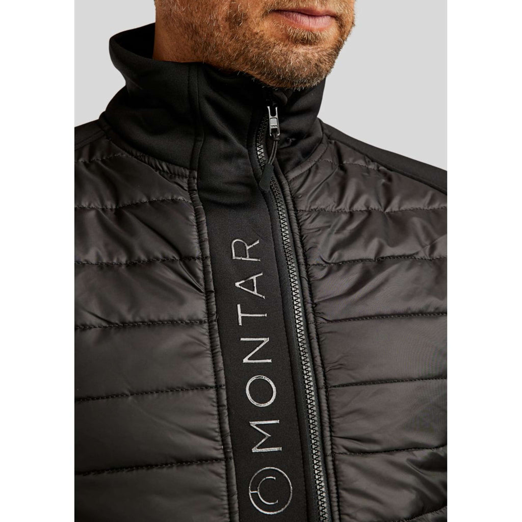 Montar Jas Emanuel Quilt Unisex Zwart