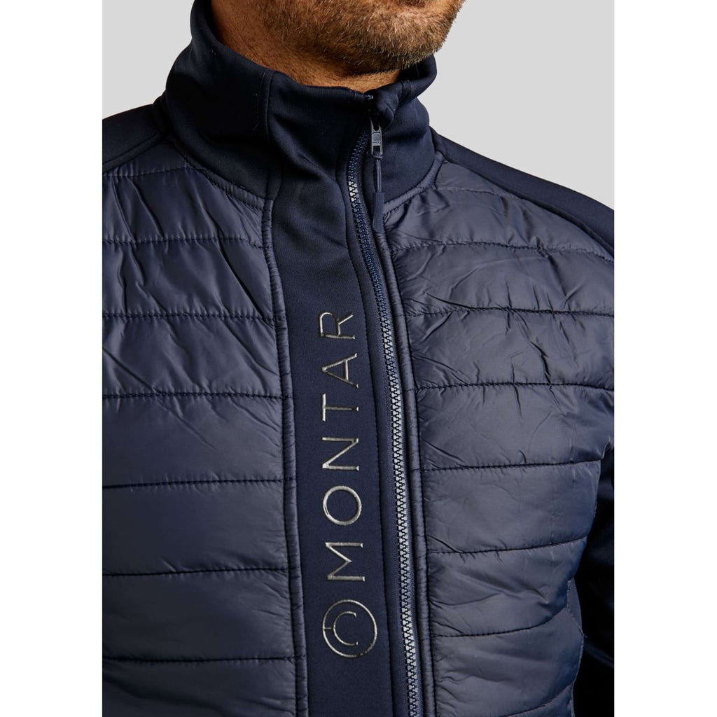 Montar Jas Emanuel Quilt Unisex Donkerblauw