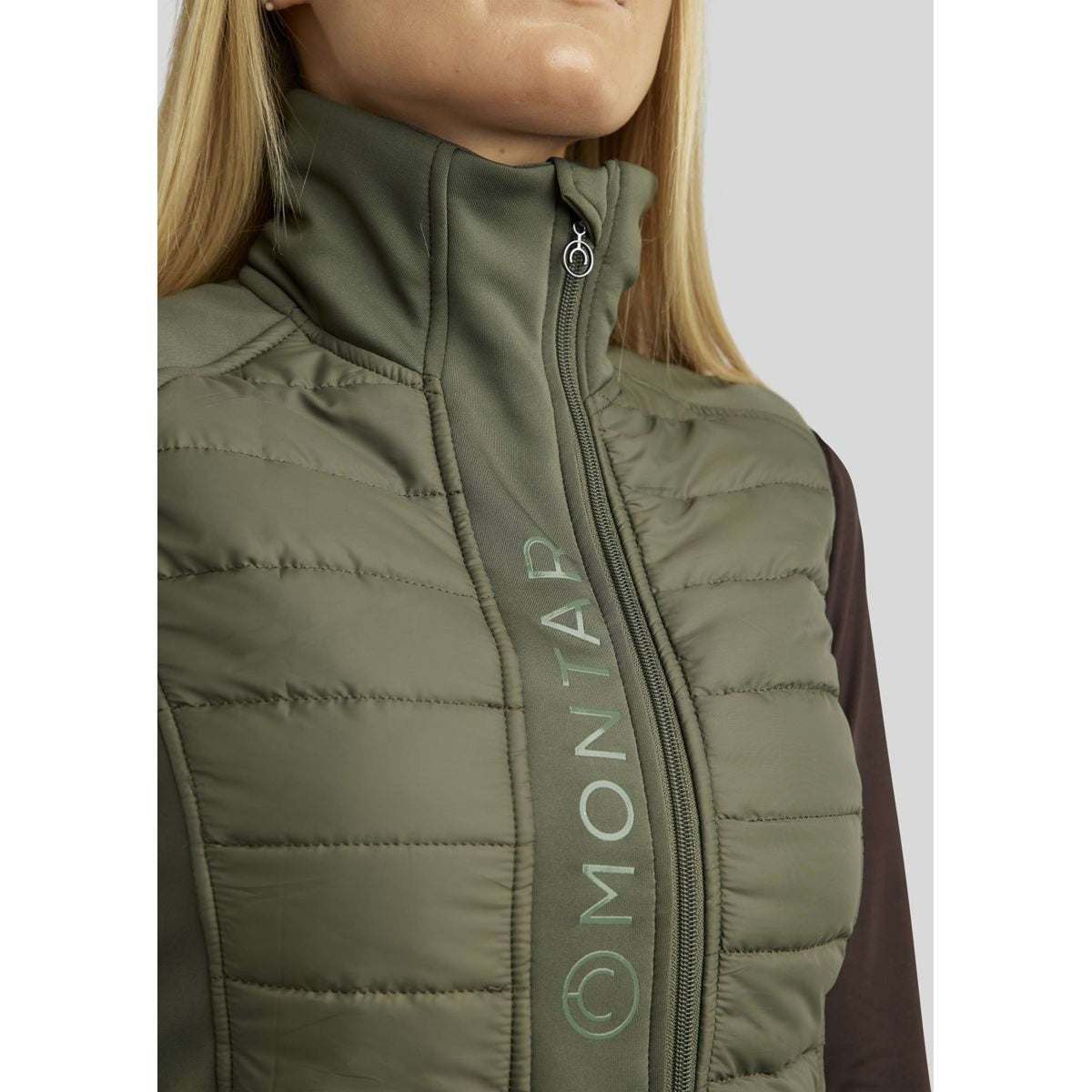 Montar Bodywarmer Emma Quilt Pine Green