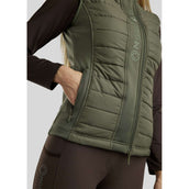 Montar Bodywarmer Emma Quilt Pine Green