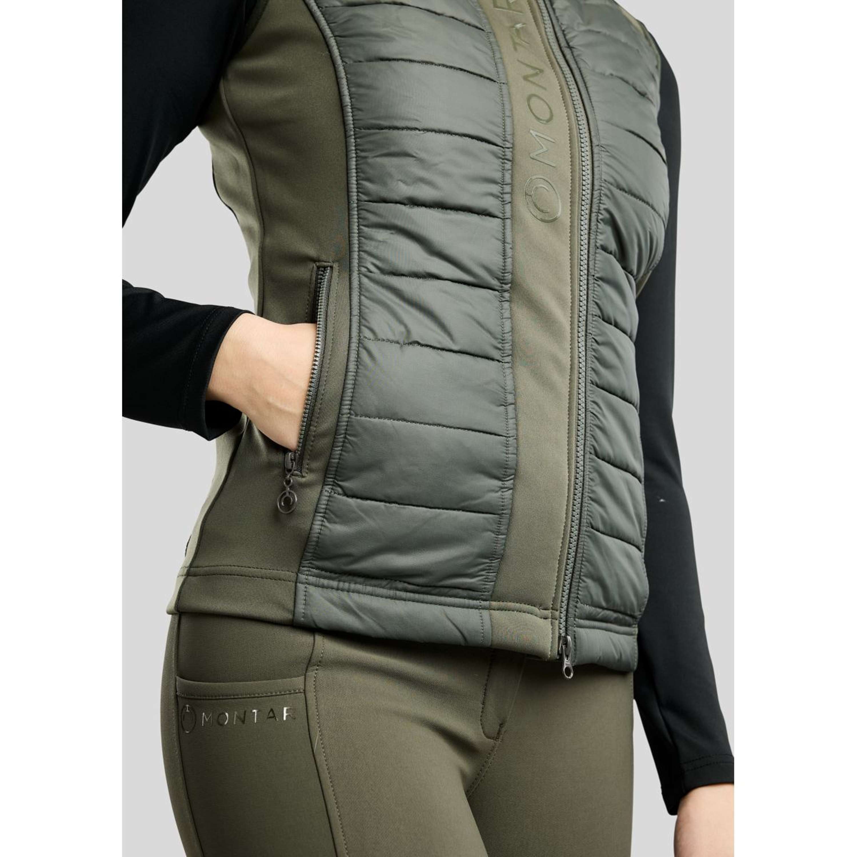 Montar Bodywarmer Emma Quilt Forest Green