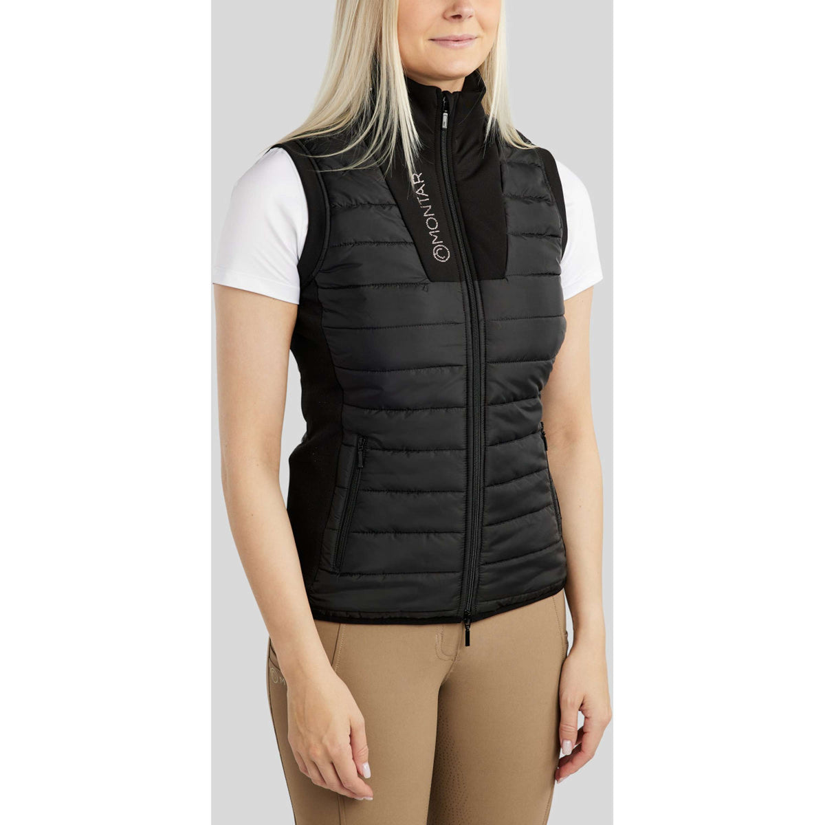 Montar bodywarmer MOCaroline Zwart