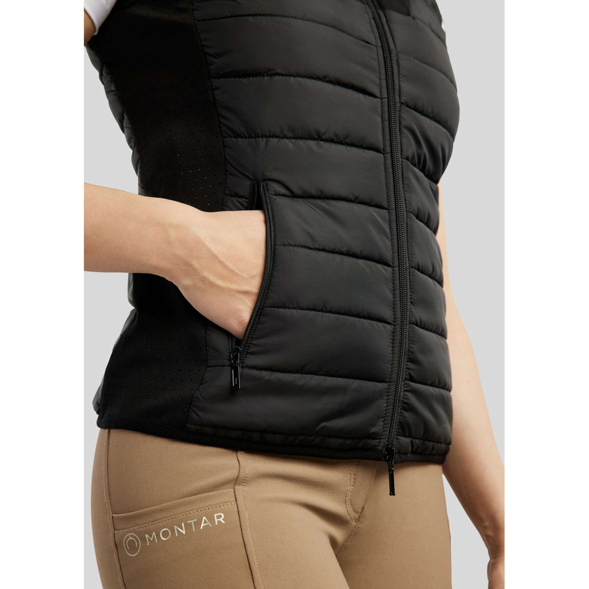 Montar bodywarmer MOCaroline Zwart