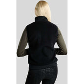 Montar Bodywarmer MoEbba Teddy Pile Golden Quartz Zwart