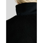 Montar Bodywarmer MoEbba Teddy Pile Golden Quartz Zwart