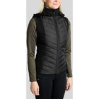 Montar Bodywarmer MoEverline Hybrid Detachable Hood Golden Quartz Crystals Zwart