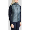 Montar Bodywarmer MoEverline Hybrid Detachable Hood Golden Quartz Crystals Dark Slate
