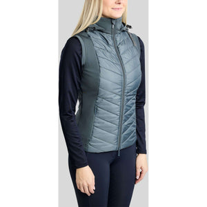 Montar Bodywarmer MoEverline Hybrid Detachable Hood Golden Quartz Crystals Dark Slate Montar Bodywarmer MoEverline Hybrid Detachable Hood Golden Quartz Crystals Dark Slate