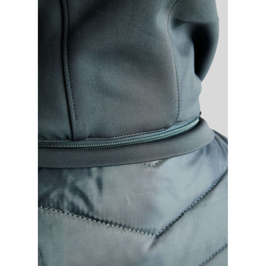 Montar Bodywarmer MoEverline Hybrid Detachable Hood Golden Quartz Crystals Dark Slate