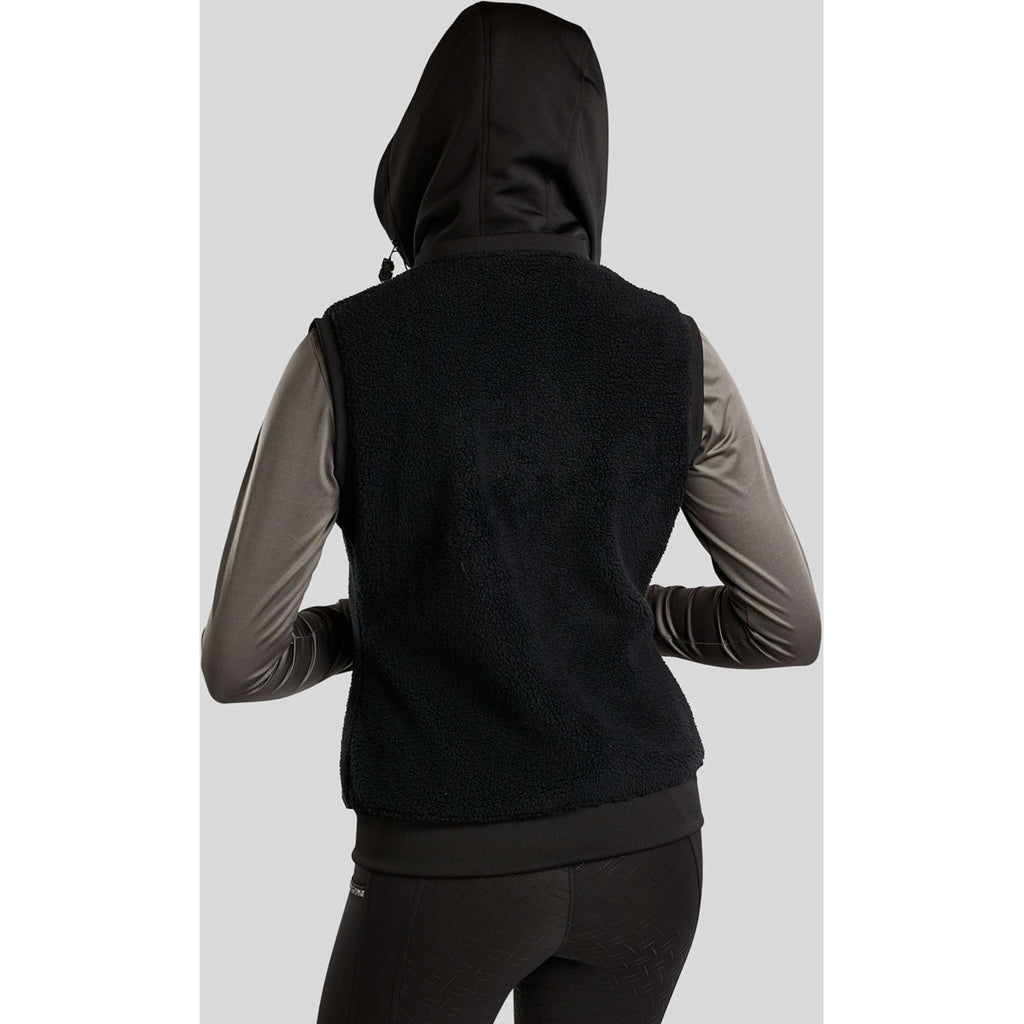 Montar Bodywarmer MoMay Teddy Zwart