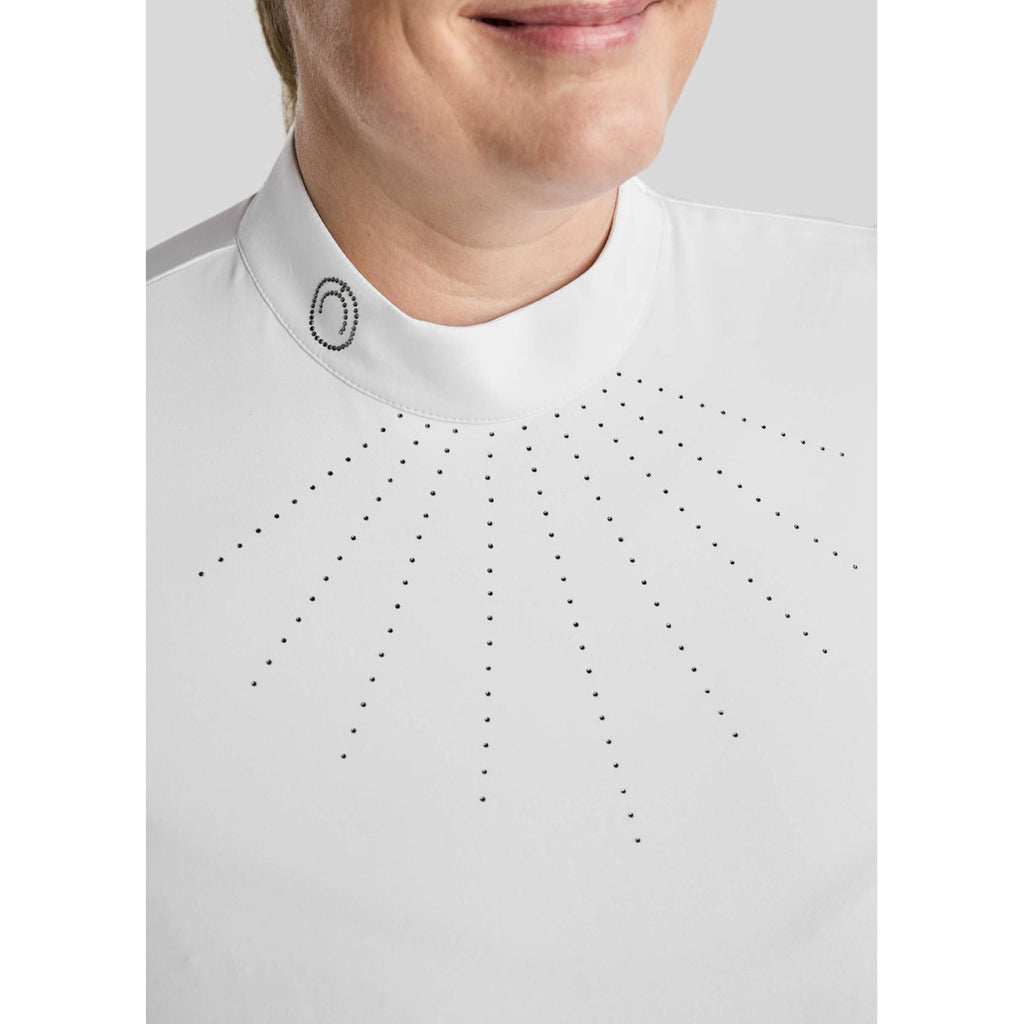 Montar Wedstrijdshirt MoFay Curve Lange Mouwen Wit