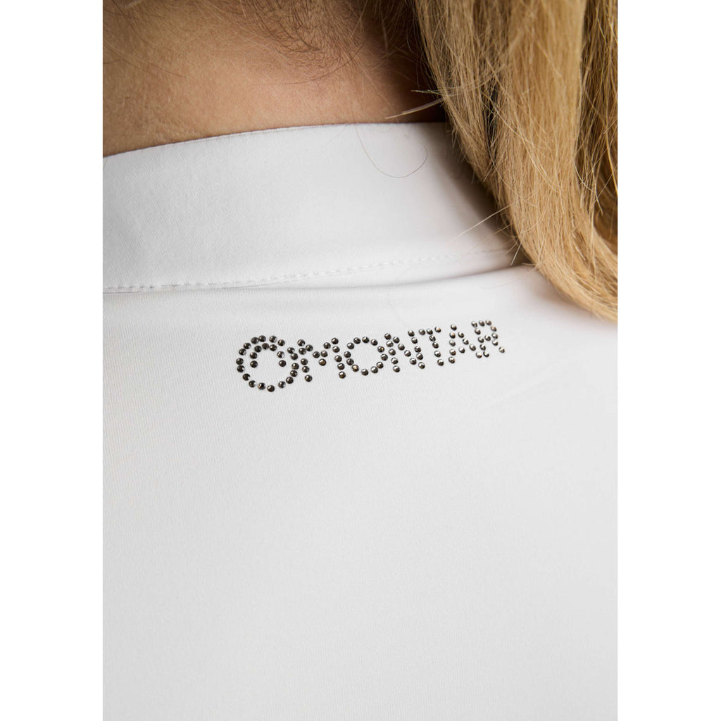Montar Wedstrijdshirt MoFay Curve Lange Mouwen Wit