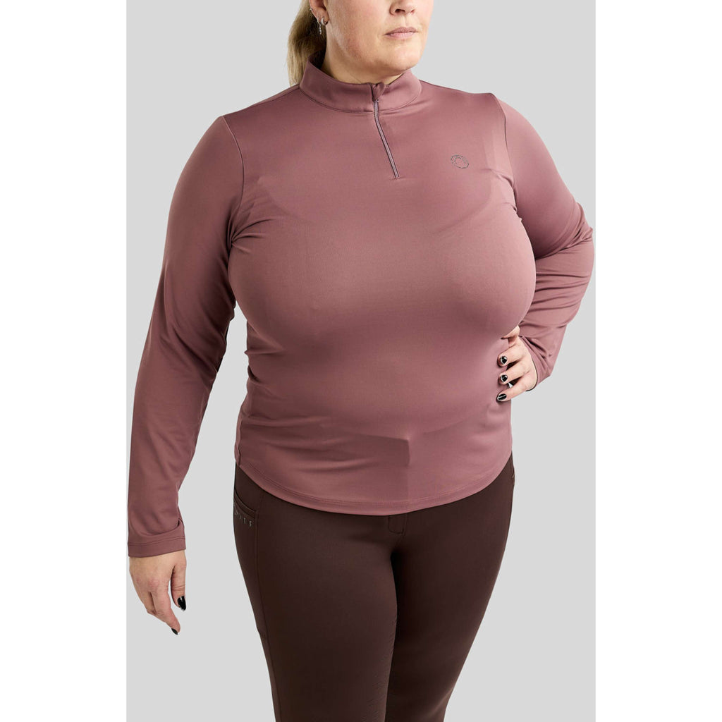 Montar Shirt MoFlair Curve Lange Mouwen Dusty Rose