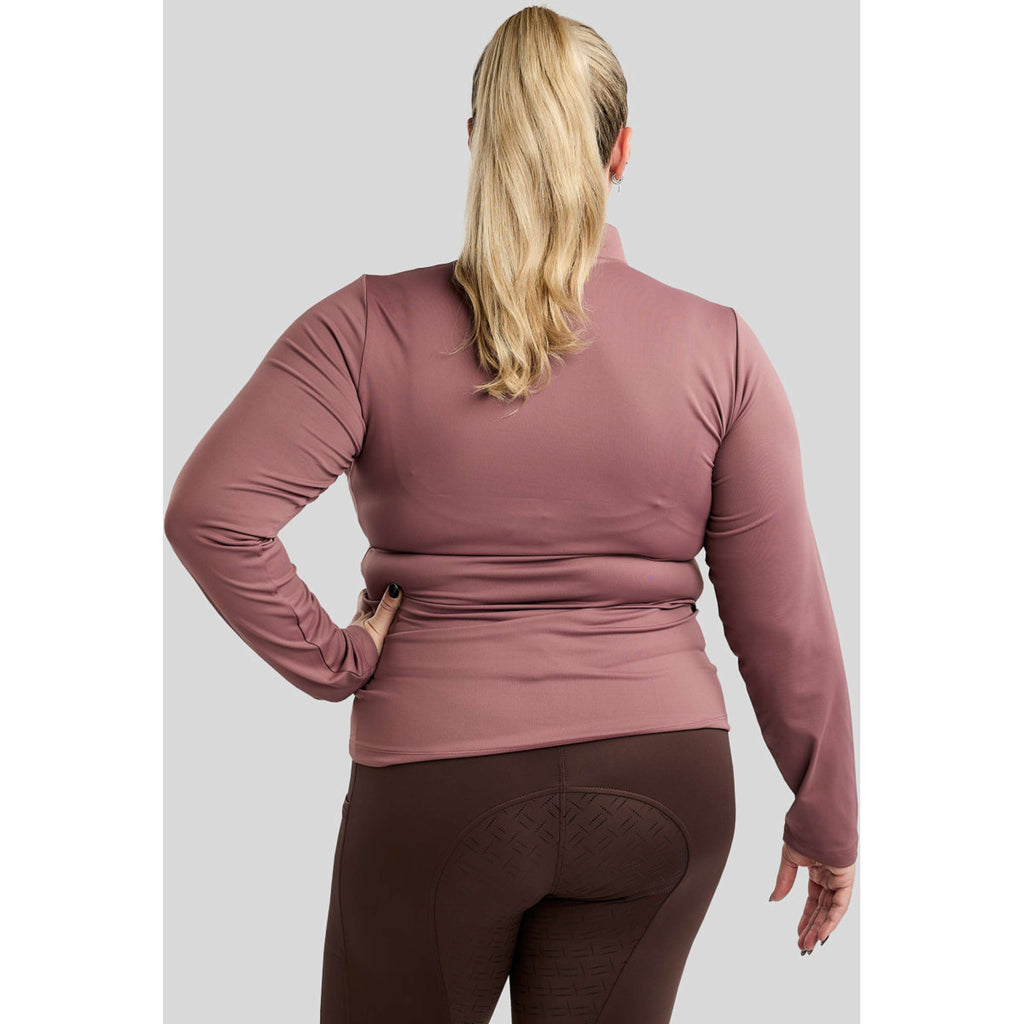 Montar Shirt MoFlair Curve Lange Mouwen Dusty Rose