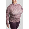 Montar Shirt MoFreya AO Printed Curve Lange Mouwen Dusty Rose