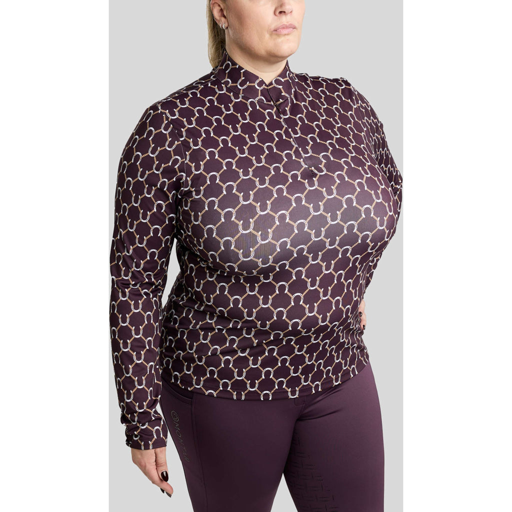 Montar Shirt MoFreya AO Printed Curve Lange Mouwen Fig