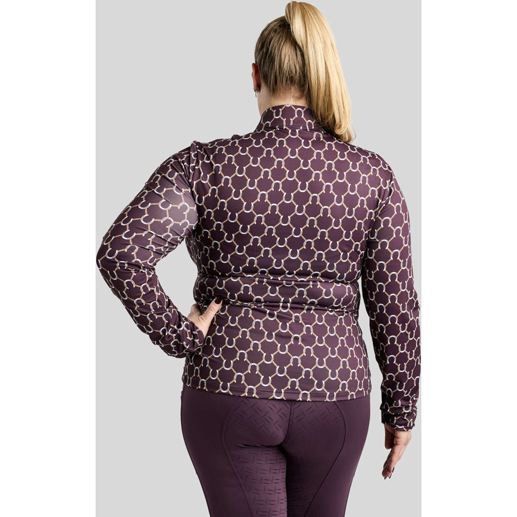 Montar Shirt MoFreya AO Printed Curve Lange Mouwen Fig