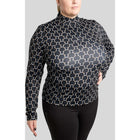 Montar Shirt MoFreya AO Printed Curve Lange Mouwen Zwart