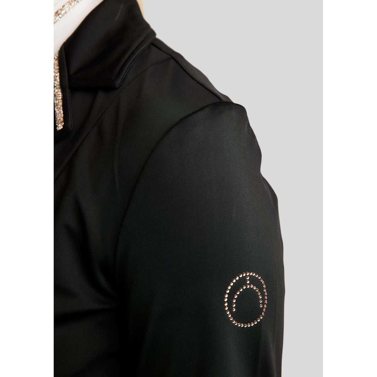 Montar Wedstrijdjasje MoLila Champagne Crystals Zwart