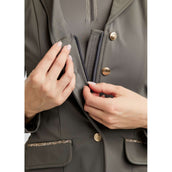 Montar Wedstrijdjasje MoLila Champagne Crystals Grijs