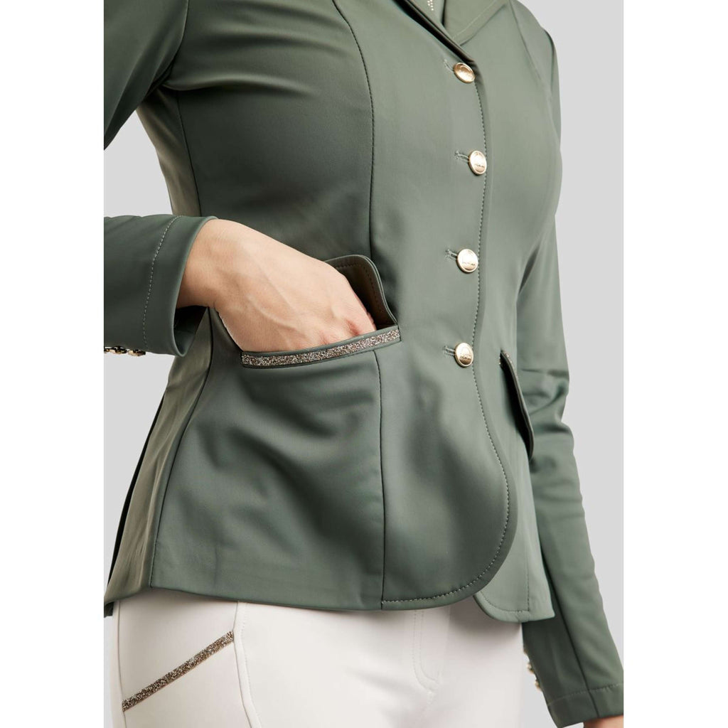 Montar Wedstrijdjasje MoLila Champagne Crystals Jade