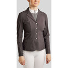 Montar Wedstrijdjasje MoPearl Pintucks Gun Metal Crystals Slate Grey