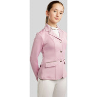 Montar Wedstrijdjasje MoPearl Pintucks Gun Metal Crystals Junior Candy Pink