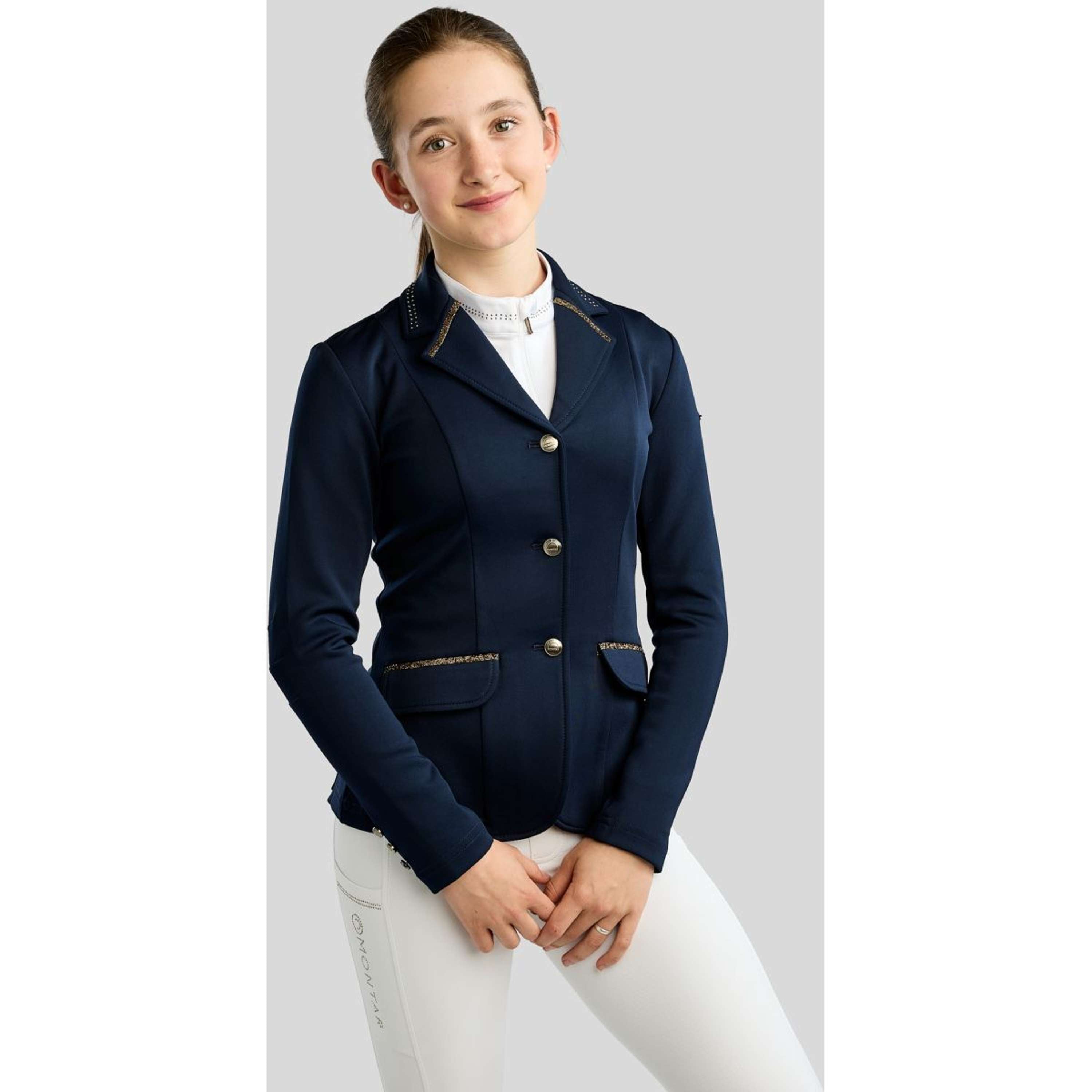 Montar Wedstrijdjasje MoEve Golden Quartz Crystals Kids Navy