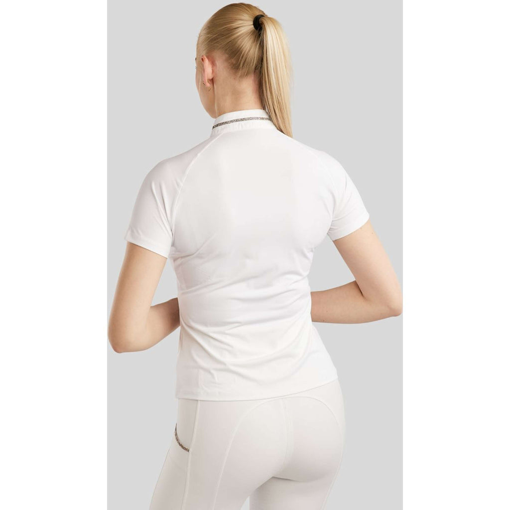 Montar Wedstrijdshirt MoLila Champagne Crystals Wit