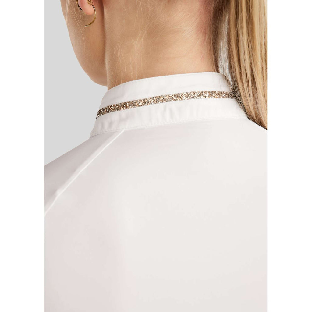 Montar Wedstrijdshirt MoLila Champagne Crystals Wit