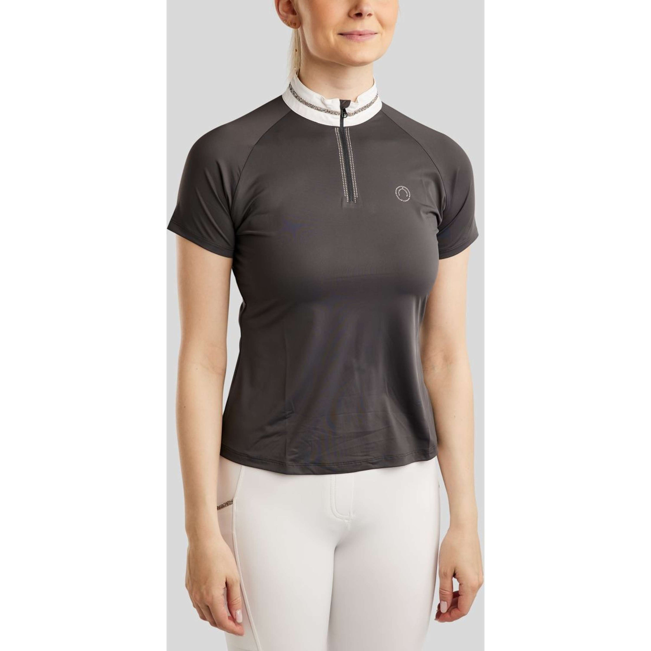 Montar Wedstrijdshirt MoLila Champagne Crystals Slate Grey