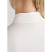 Montar Wedstrijdshirt MoPearl Pintucks Gun Metal Crystals Wit