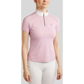 Montar Wedstrijdshirt MoPearl Pintucks Gun Metal Crystals Candy Pink