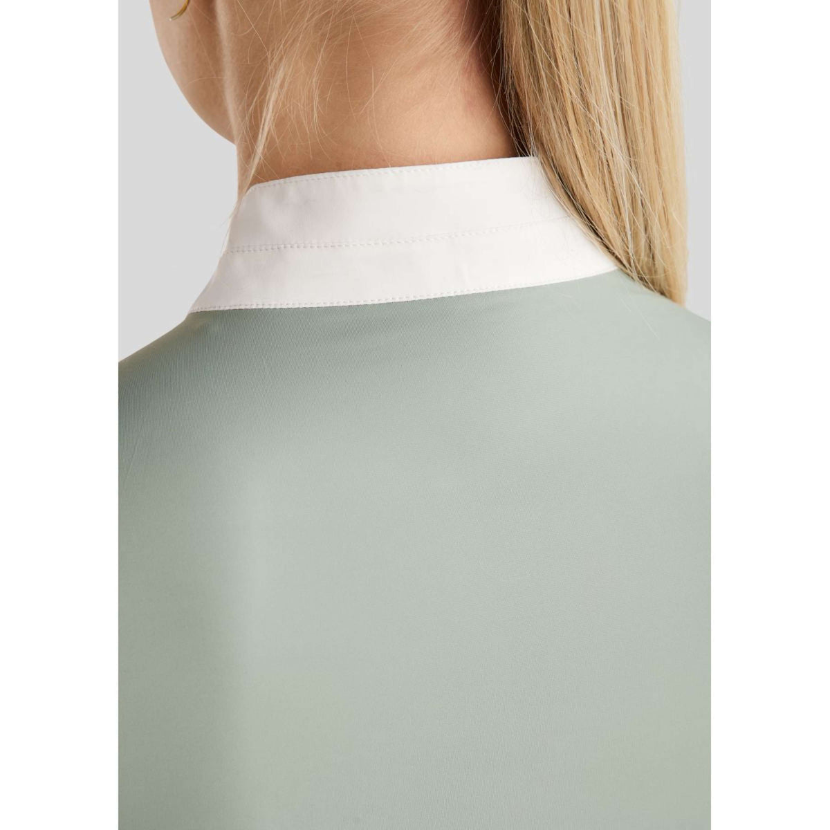 Montar Wedstrijdshirt MoPearl Pintucks Gun Metal Crystals Turin