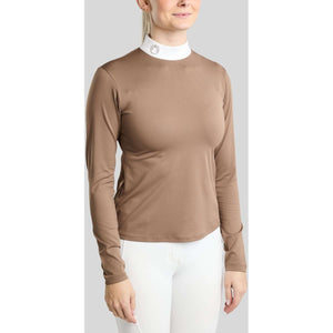 Montar Wedstrijdshirt MoEve Golden Quartz Crystals Lange Mouwen Nougat Brown Montar Wedstrijdshirt MoEve Golden Quartz Crystals Lange Mouwen Nougat Brown
