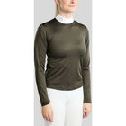 Montar Wedstrijdshirt MoEve Golden Quartz Crystals Lange Mouwen Forest Green
