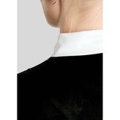 Montar Wedstrijdshirt MoValerie Velvet Golden Quartz Crystals Lange Mouwen Zwart