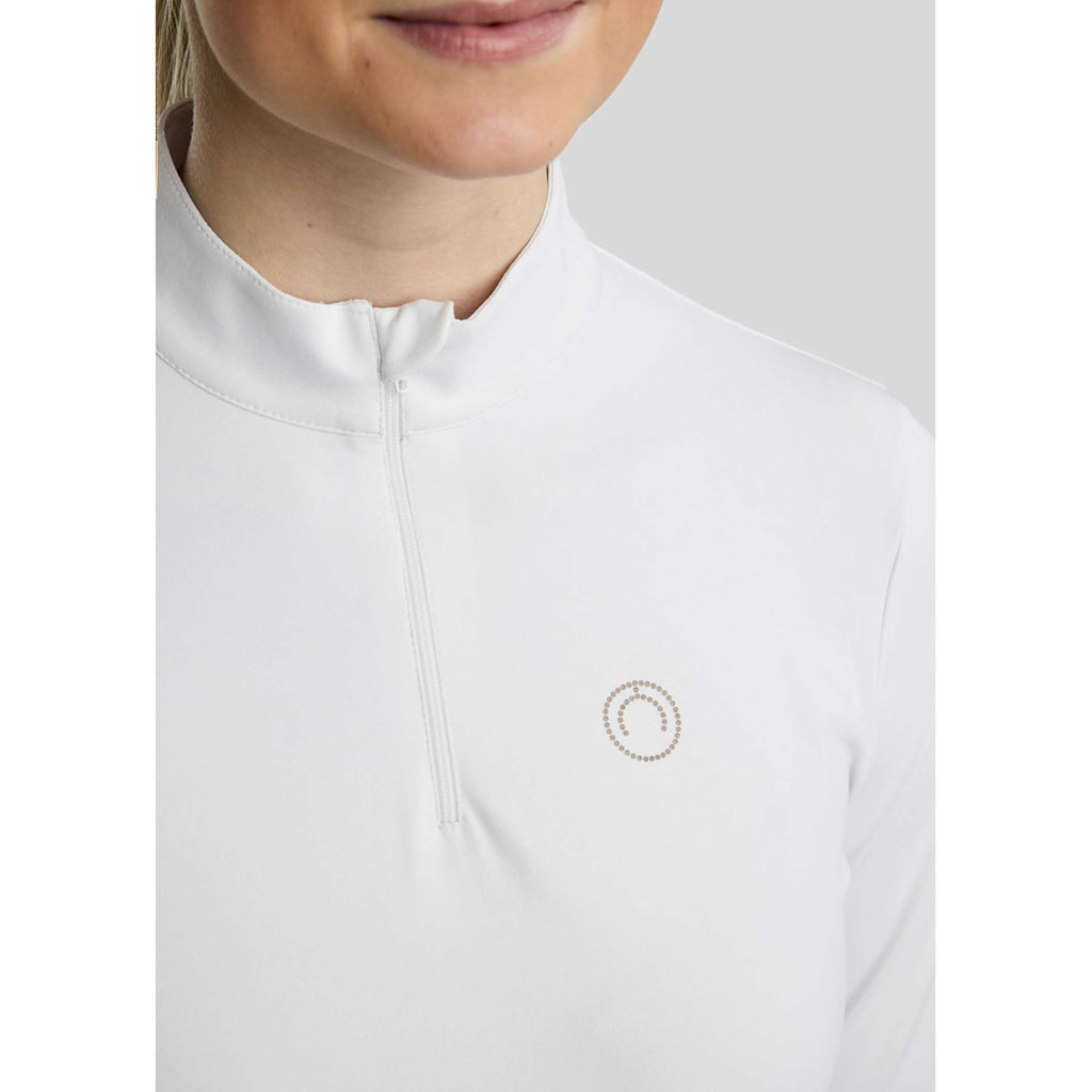 Montar Wedstrijdshirt MoFair Lange Mouwen Wit